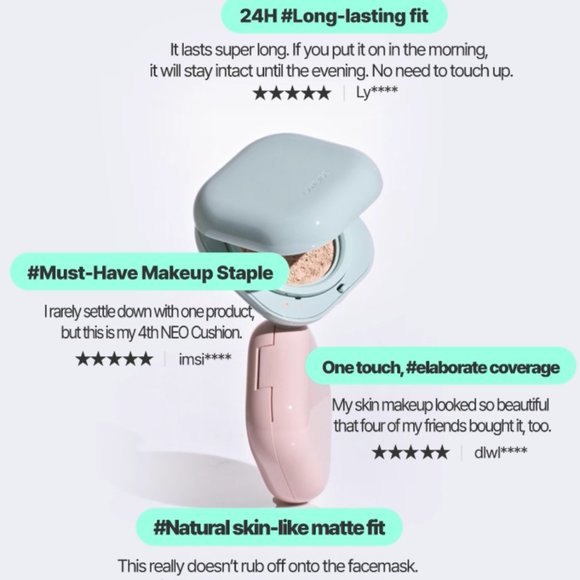 LANEIGE NEO Cushion Matte(#21N Beige:SPF 42+ PA++, 15 g) - Picture 8 of 11